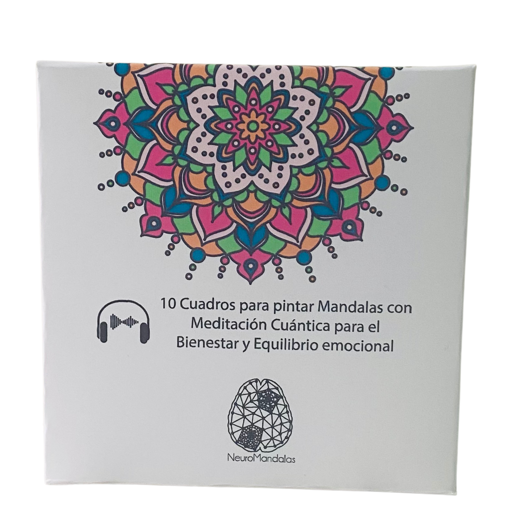 10 Cuadros Mandalas 14x14 cm