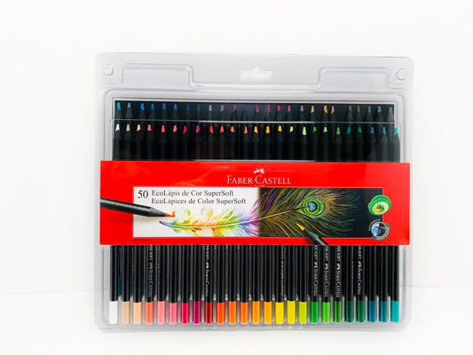 Lápices Súper Soft 50 colores Faber-Castell